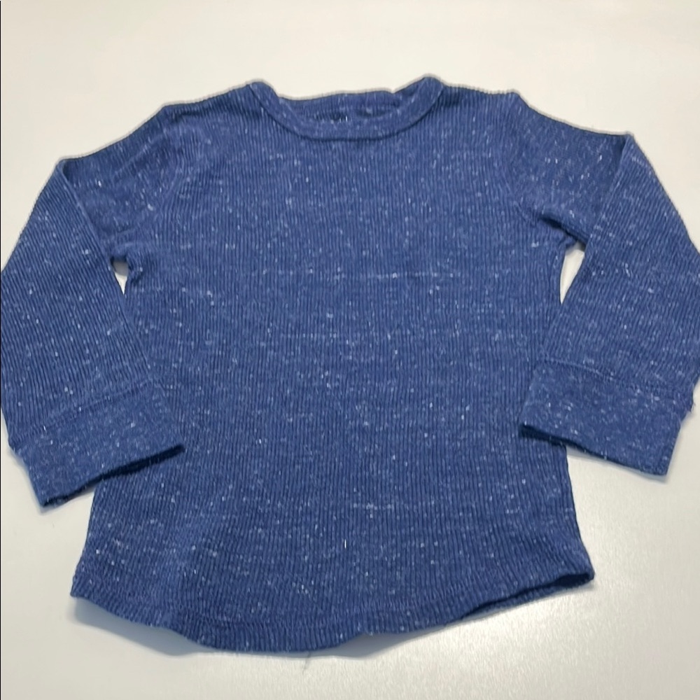 Blue Kids Long Sleeve Shirt